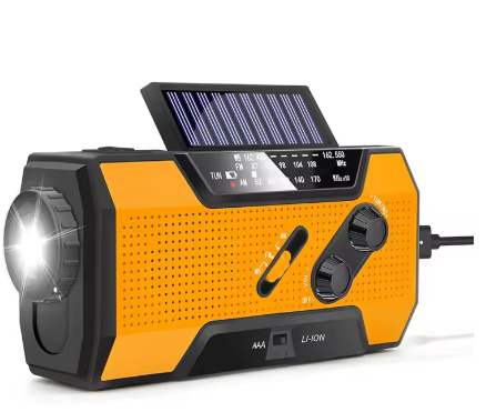 Solar-Powered Emergency Survival Radio