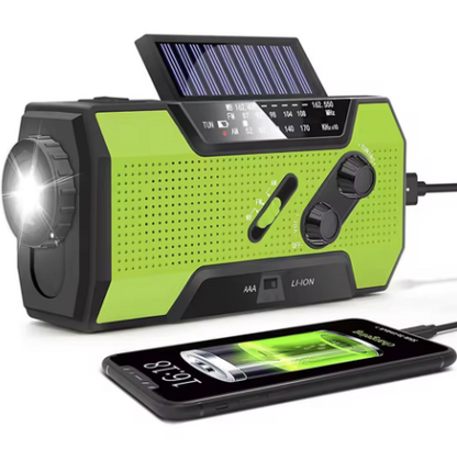Solar-Powered Emergency Survival Radio