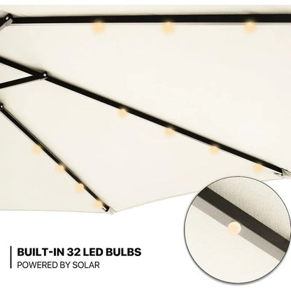 Sunlit Solar Patio Umbrella