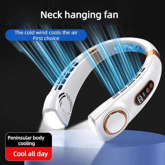 Cool Breeze Wearable Fan With Light