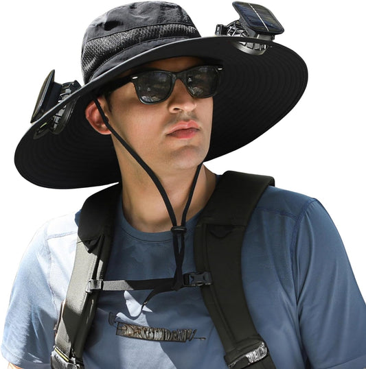 Cool Breeze Solar Sun Hat